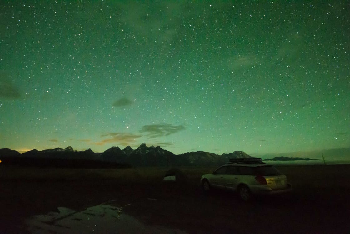 The stars in the Tetons are outstanding!