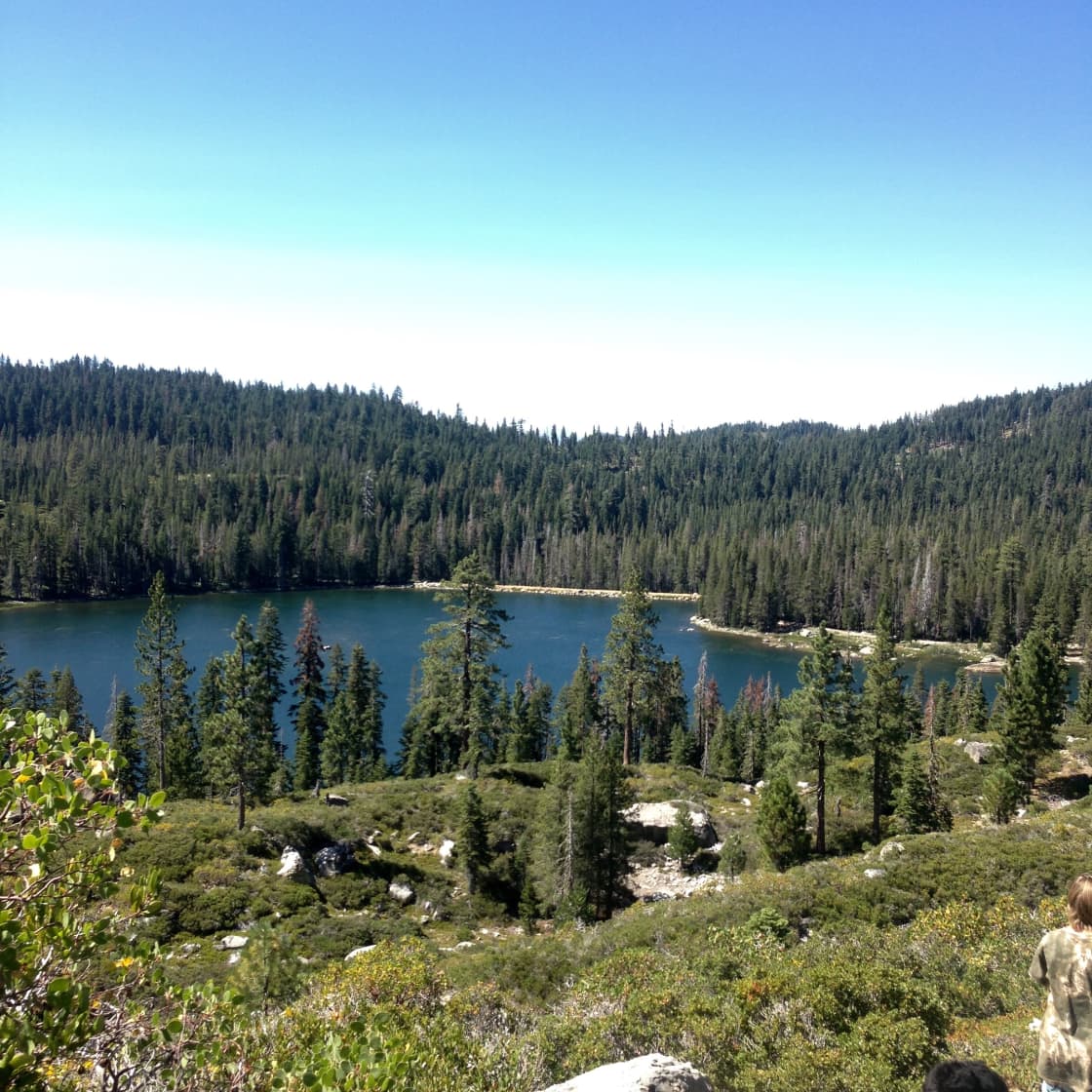 Silver lake as seen from the Gold Lake/Spanish peak trail