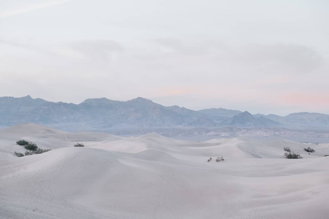 The Mesquite Sand Dunes are only 5 minutes from the campground.