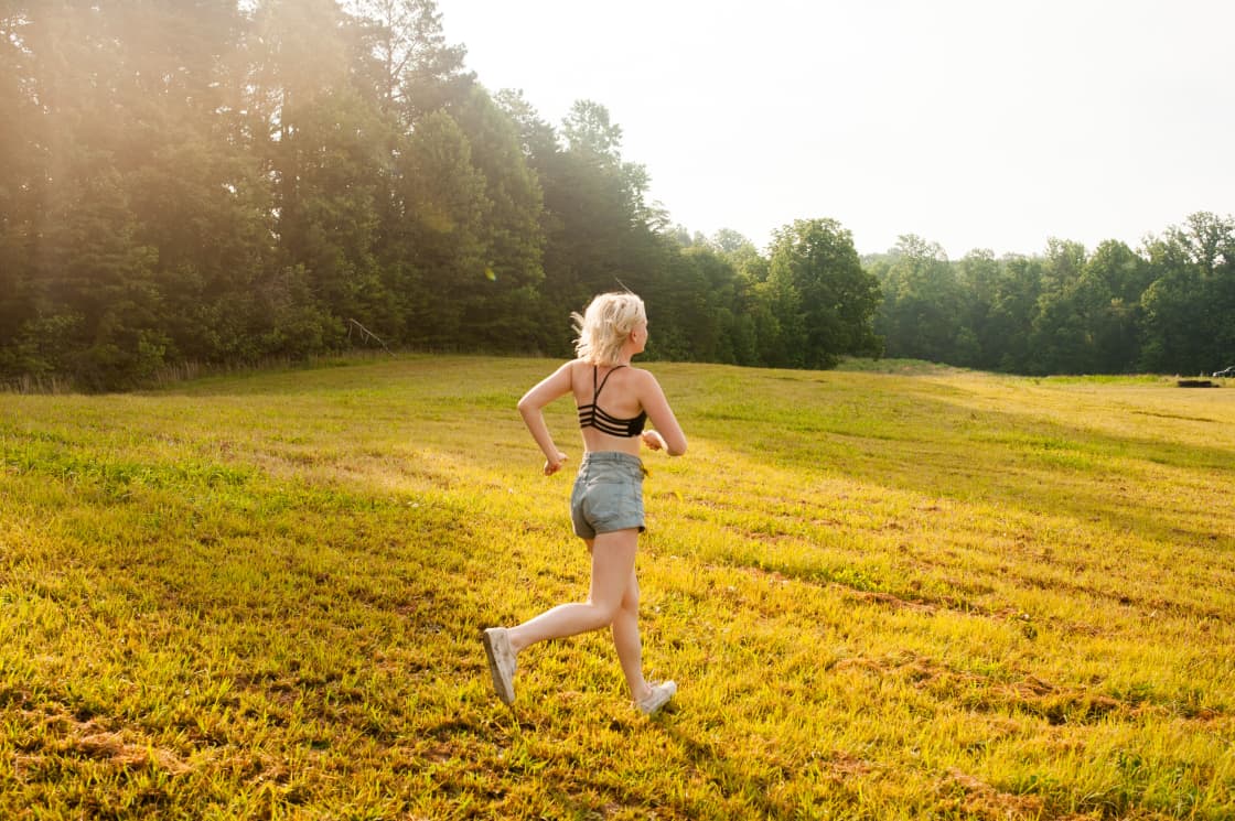 Feeling active? Go for a run! There's 200 acres. 