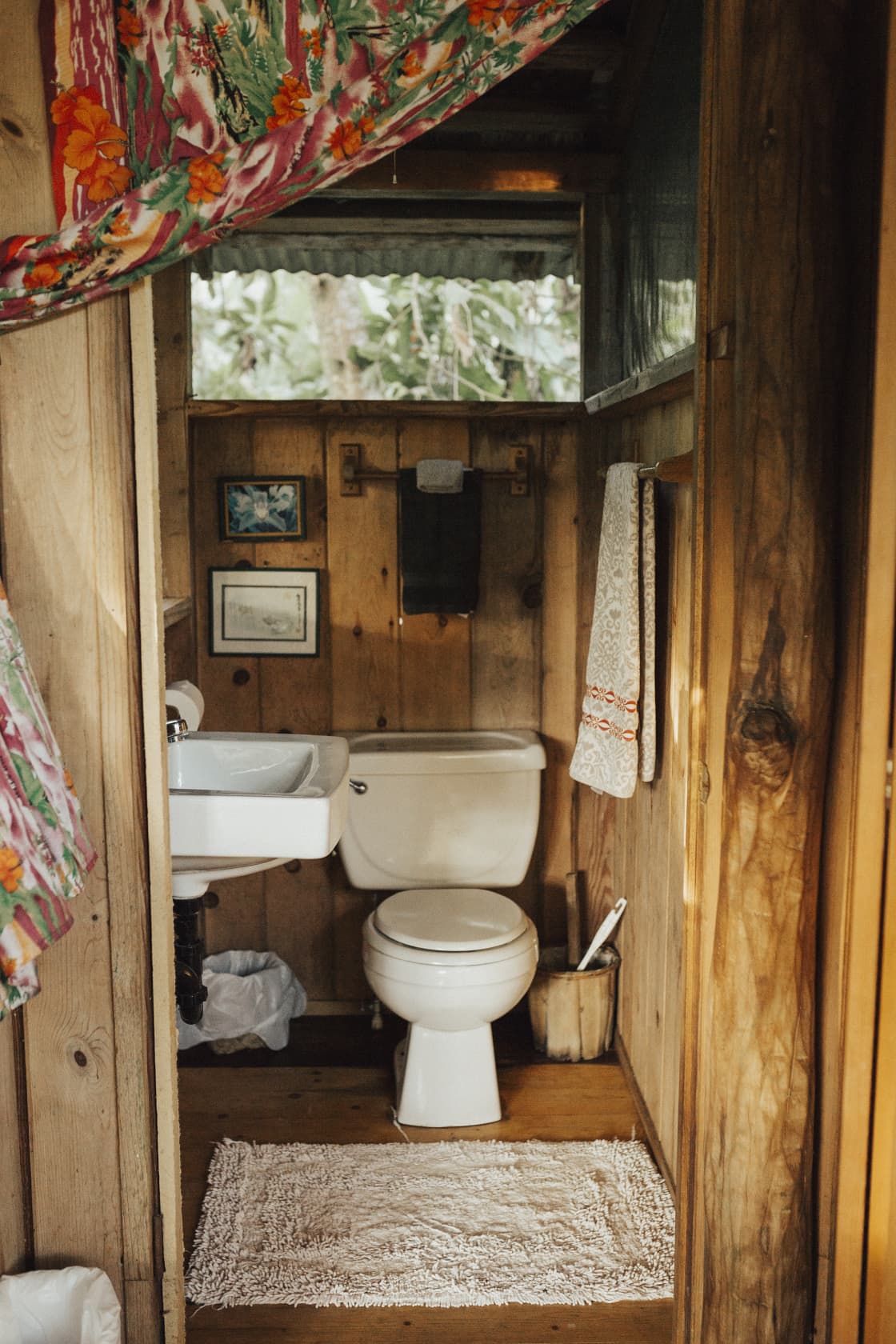Bathroom in the cottage.