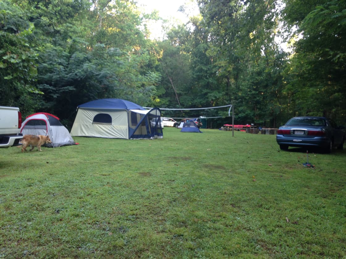 Group Camp site is available for larger groups or family gatherings.