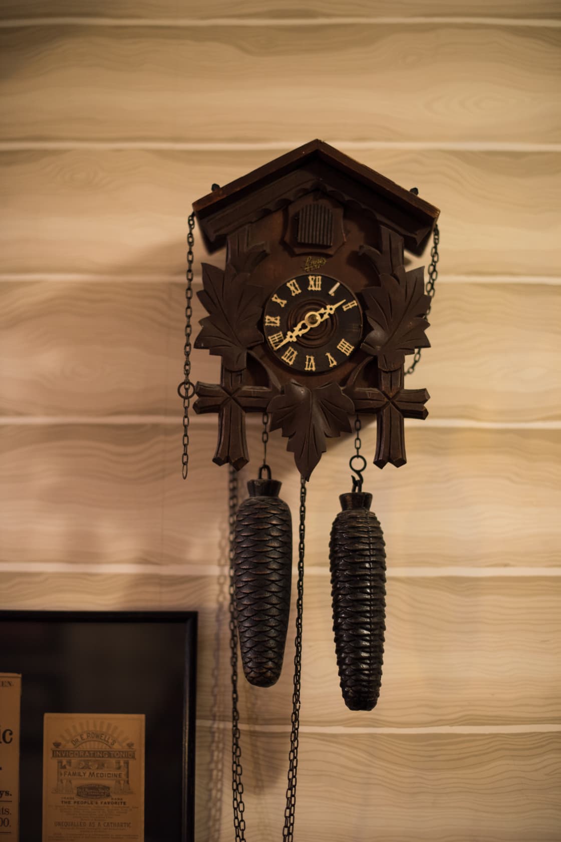 A cool cuckoo clock in the cottage