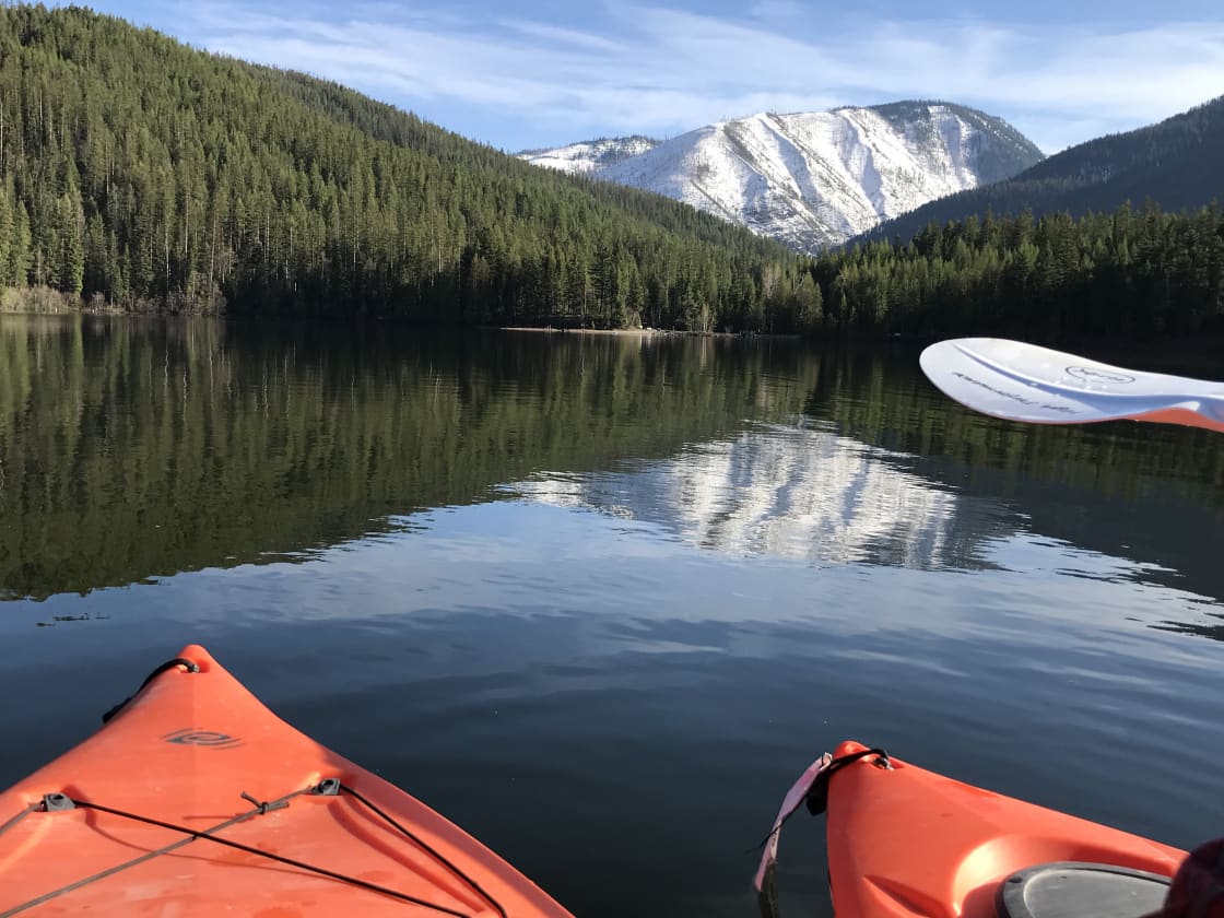 Lion Lake is just a short drive from the Mooseshroom!