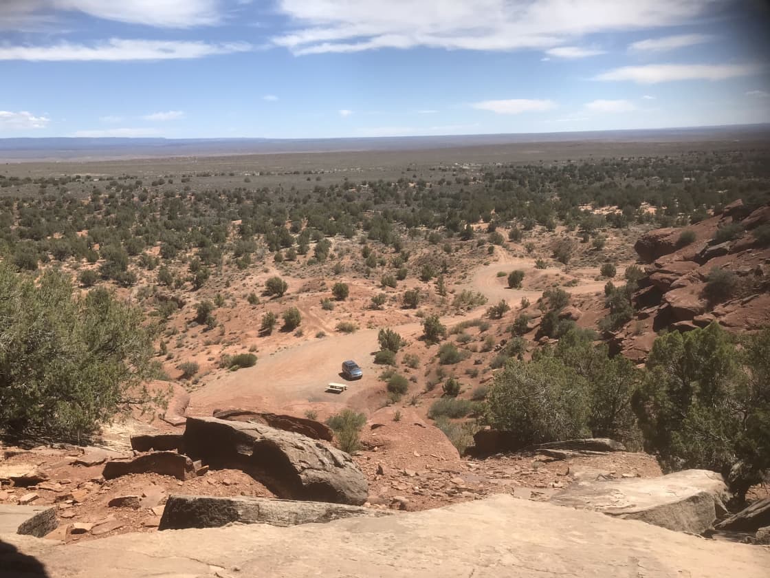 View from the petroglyphs