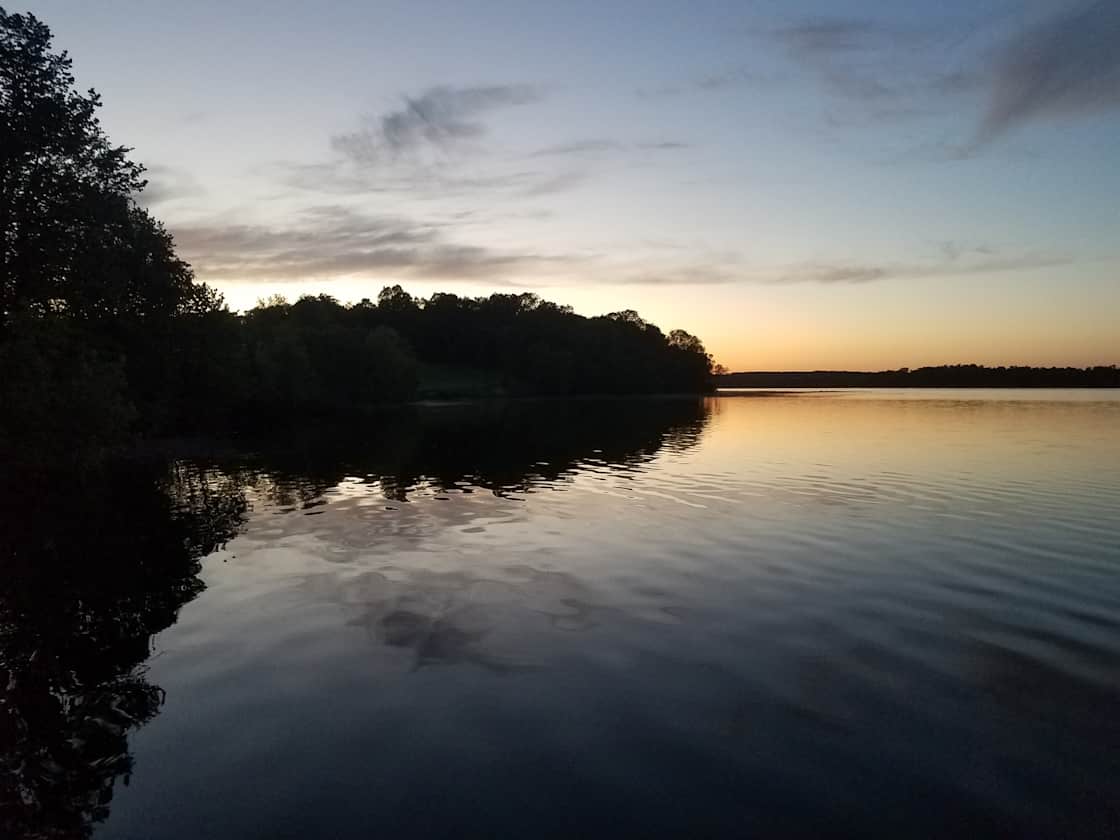 Stalker Lake Hideaway Hipcamp in Dalton, Minnesota