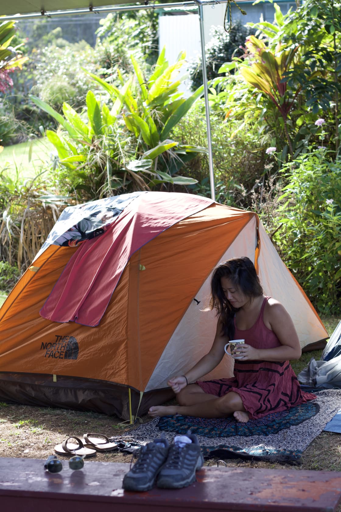 We loved this campsite, right by Waipio Valley - there's no better place to stay