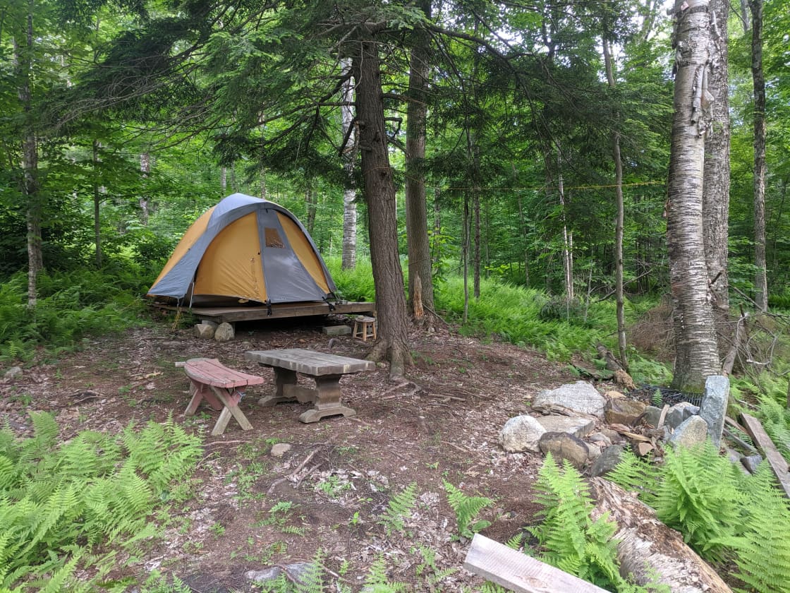 Secluded Back Country Camping