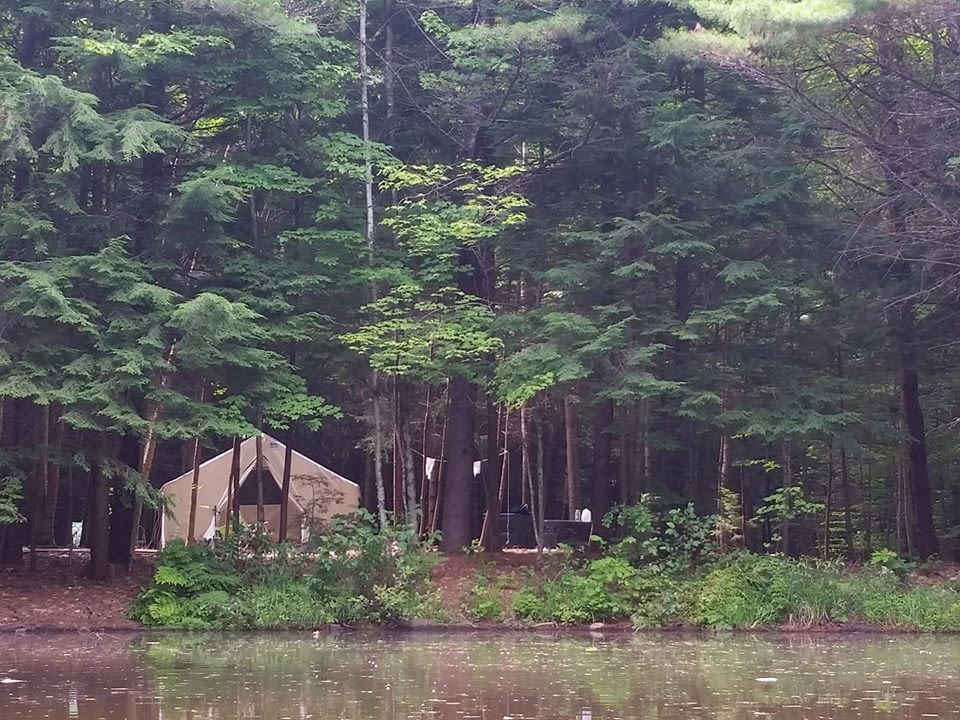 Hidden Pond Campsite (tent not included!)