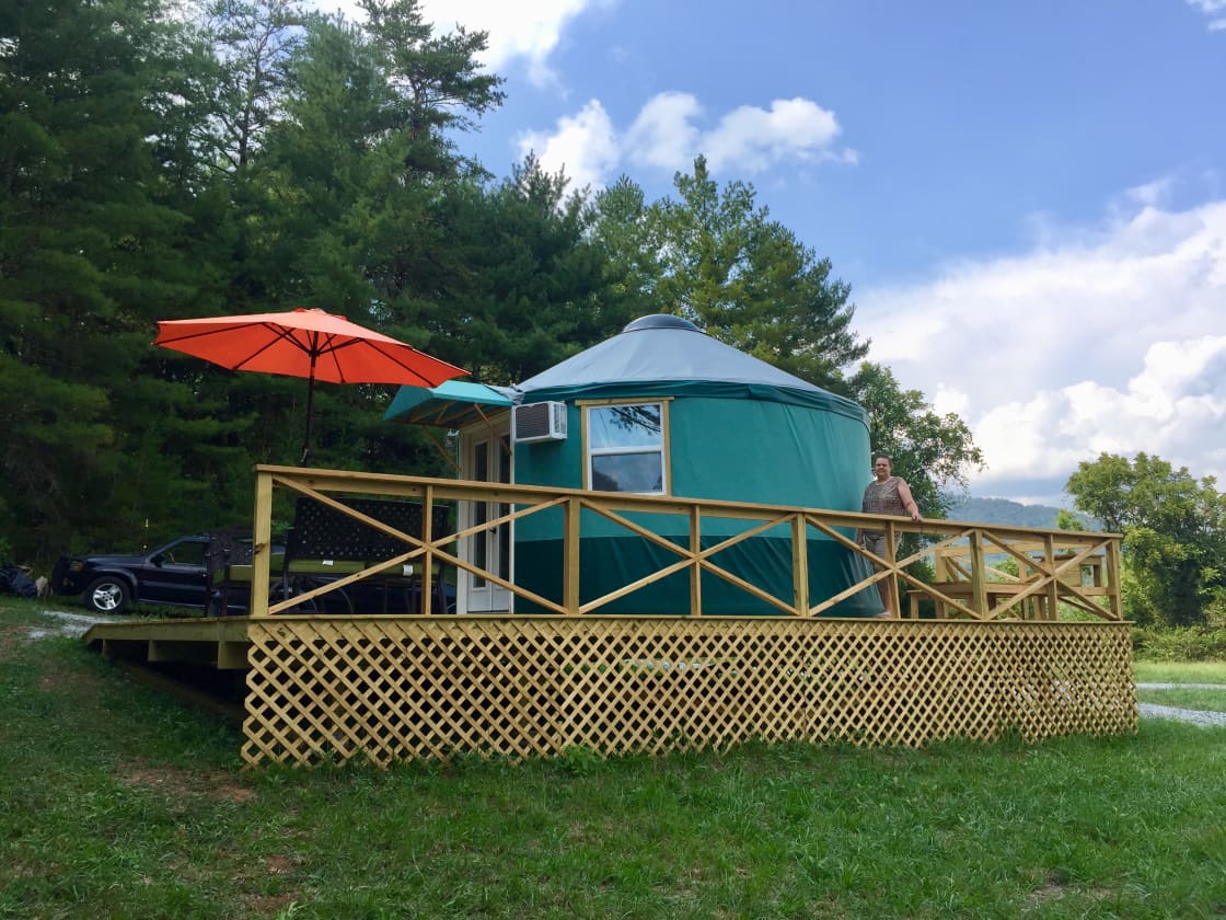 One of a kind yurt experience
