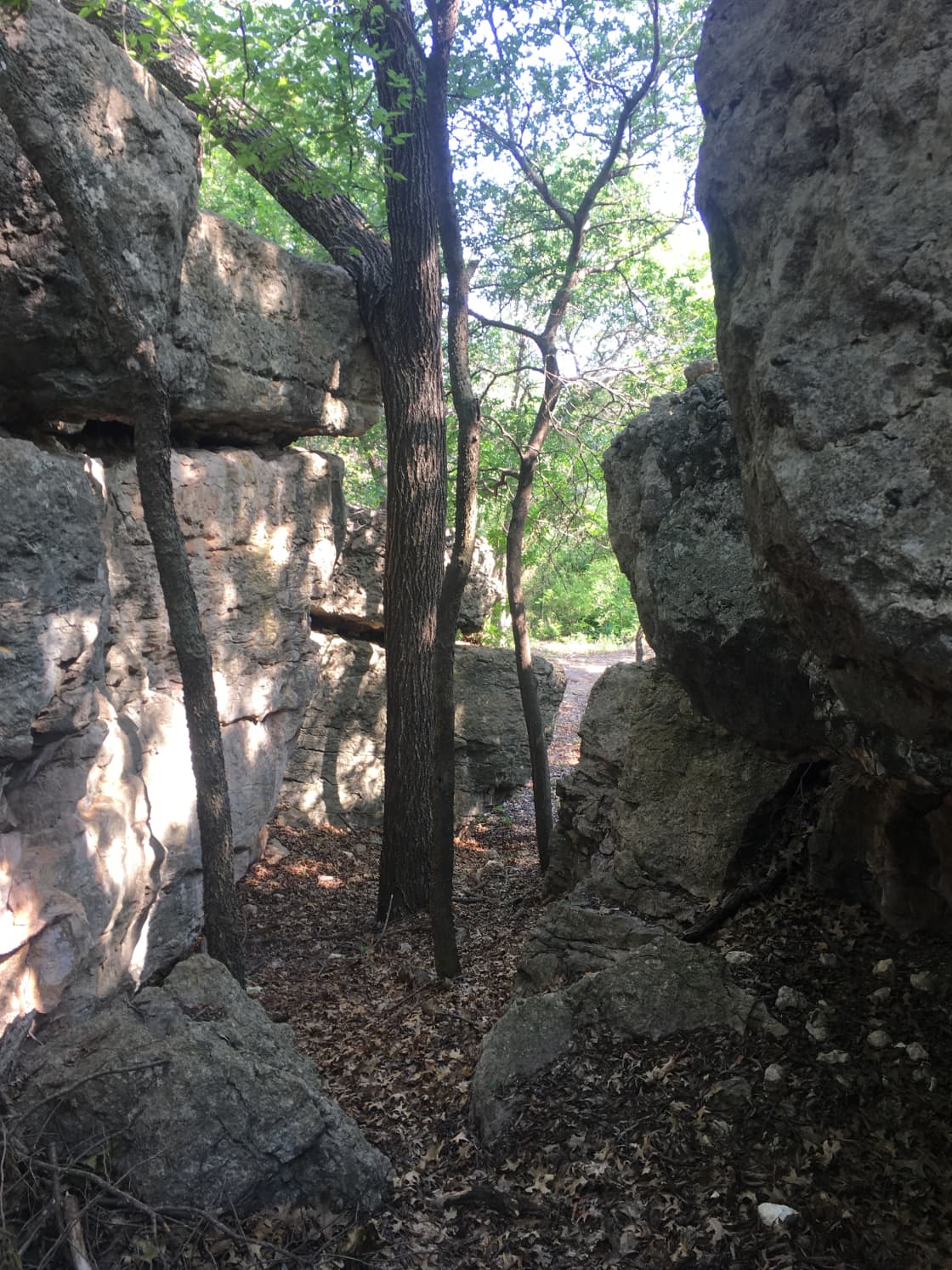 Another interesting rock formation.  Hikers can spend hours exploring every nook and cranny!