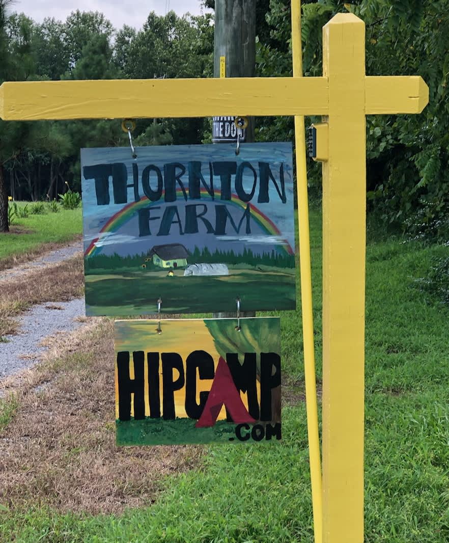 Hipcampers are always welcome at Thornton Farm! 