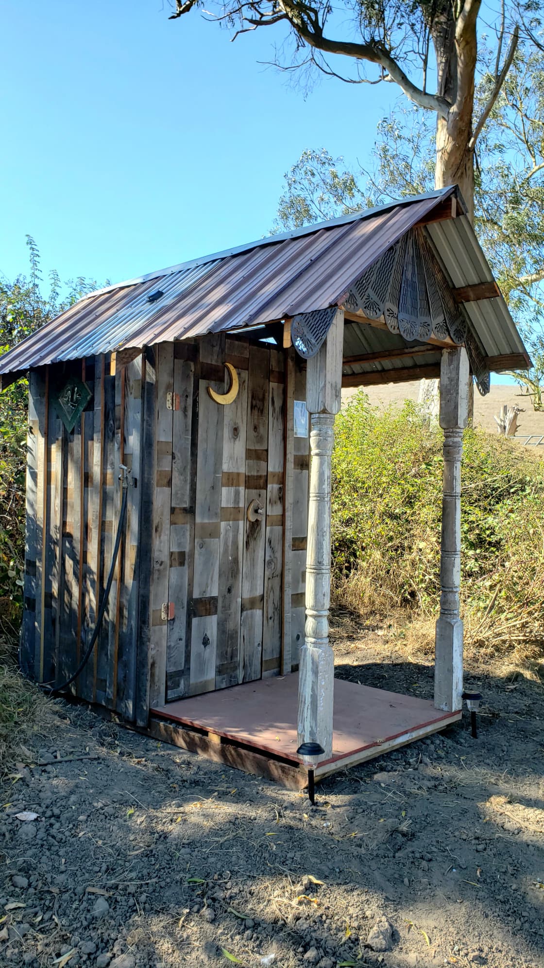 The cutest outhouse! 