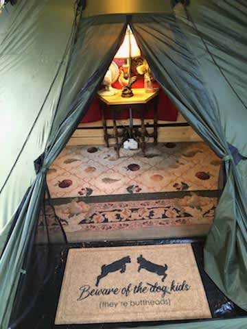 Entrance of Glamping tent
