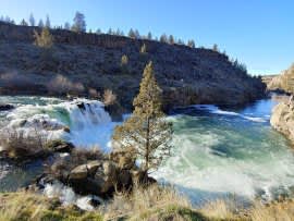 Steelhead falls on the Deschutes River, a 10 minute drive from our property! 