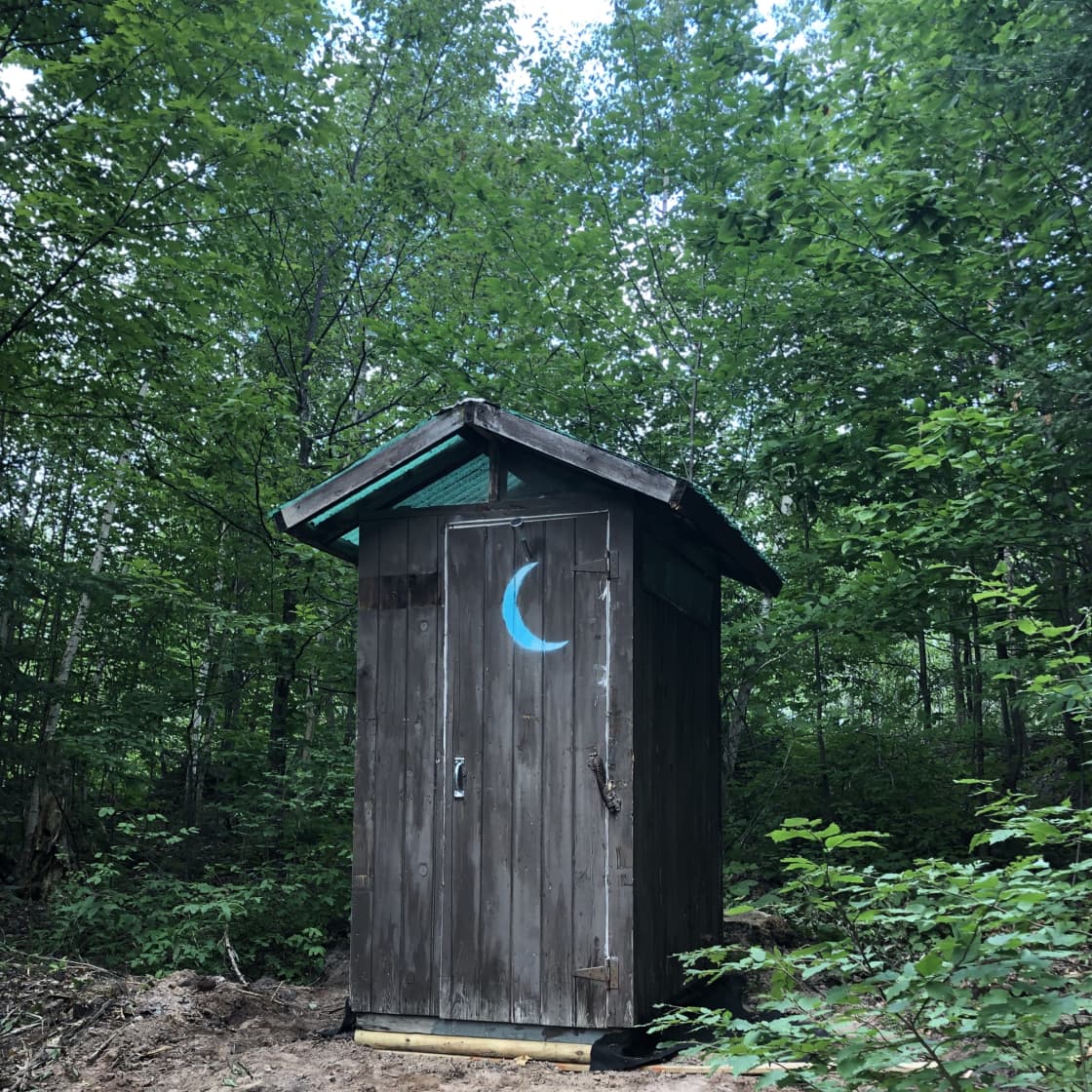 Outhouse is closest to site 4!