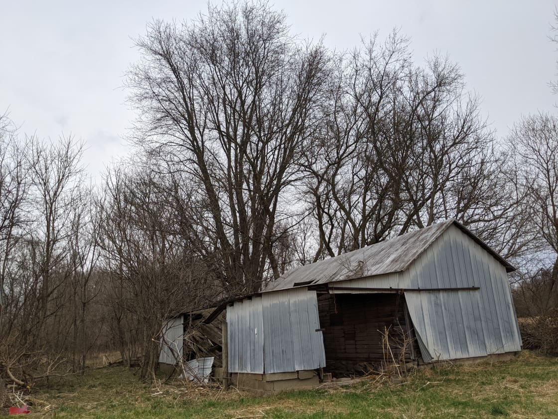 The property has many scenic areas including this original barn dating to the 1860s. 