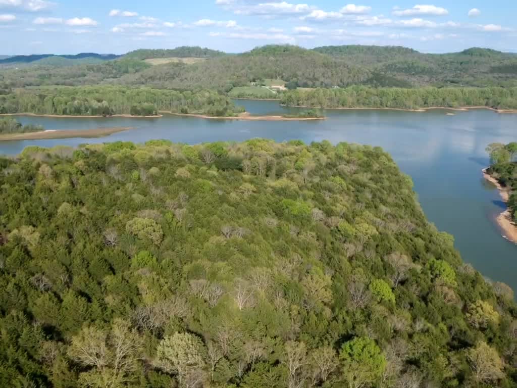 Aerial View of Camp site property. Cordell Hull Lake. 