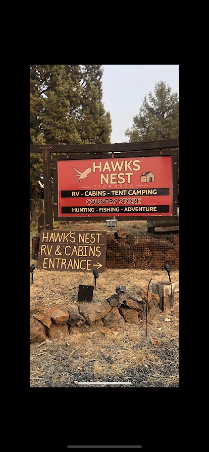 Hawk's Nest Tionesta RV & Cabin