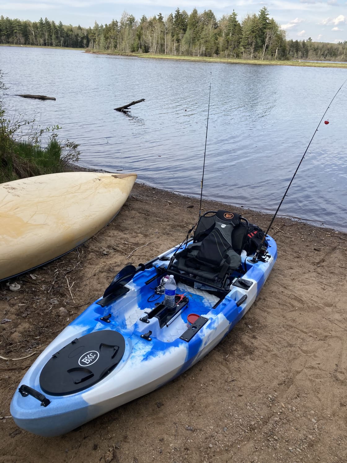 There's a great place to launch and keep your kayak.