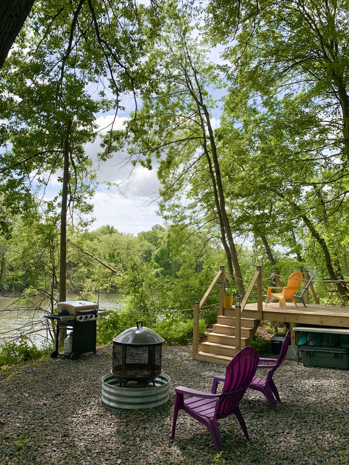 Private Waterfront Glamping Oasis