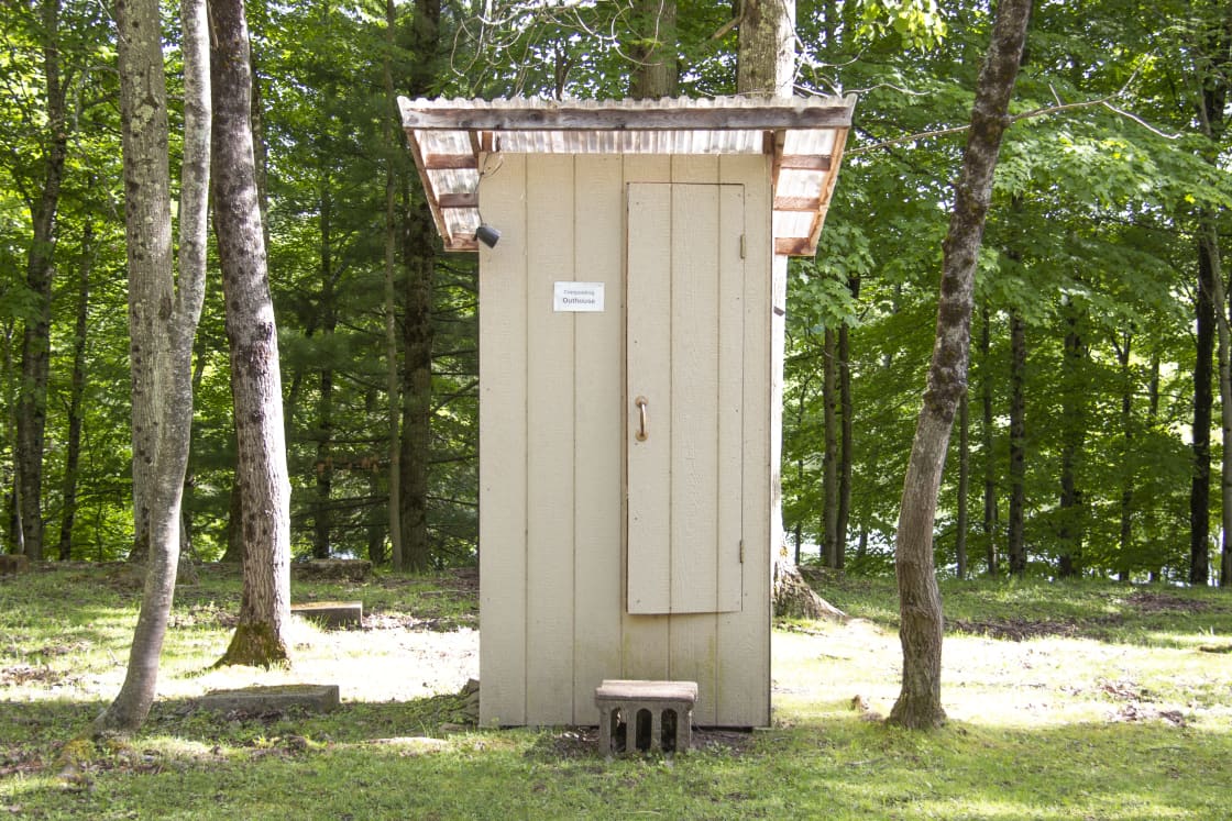 Composting outhouse. 