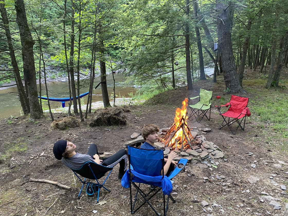Amazing Creekside Camping