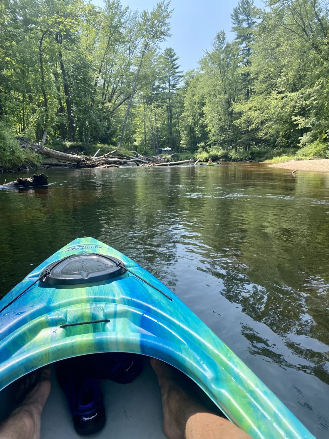 Kayaking the river 