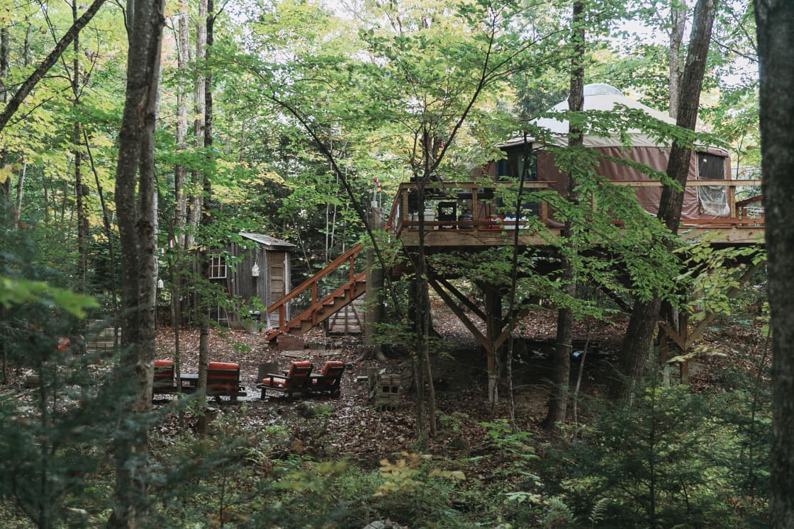 Wide view of the full site, as seen from fairyland. 