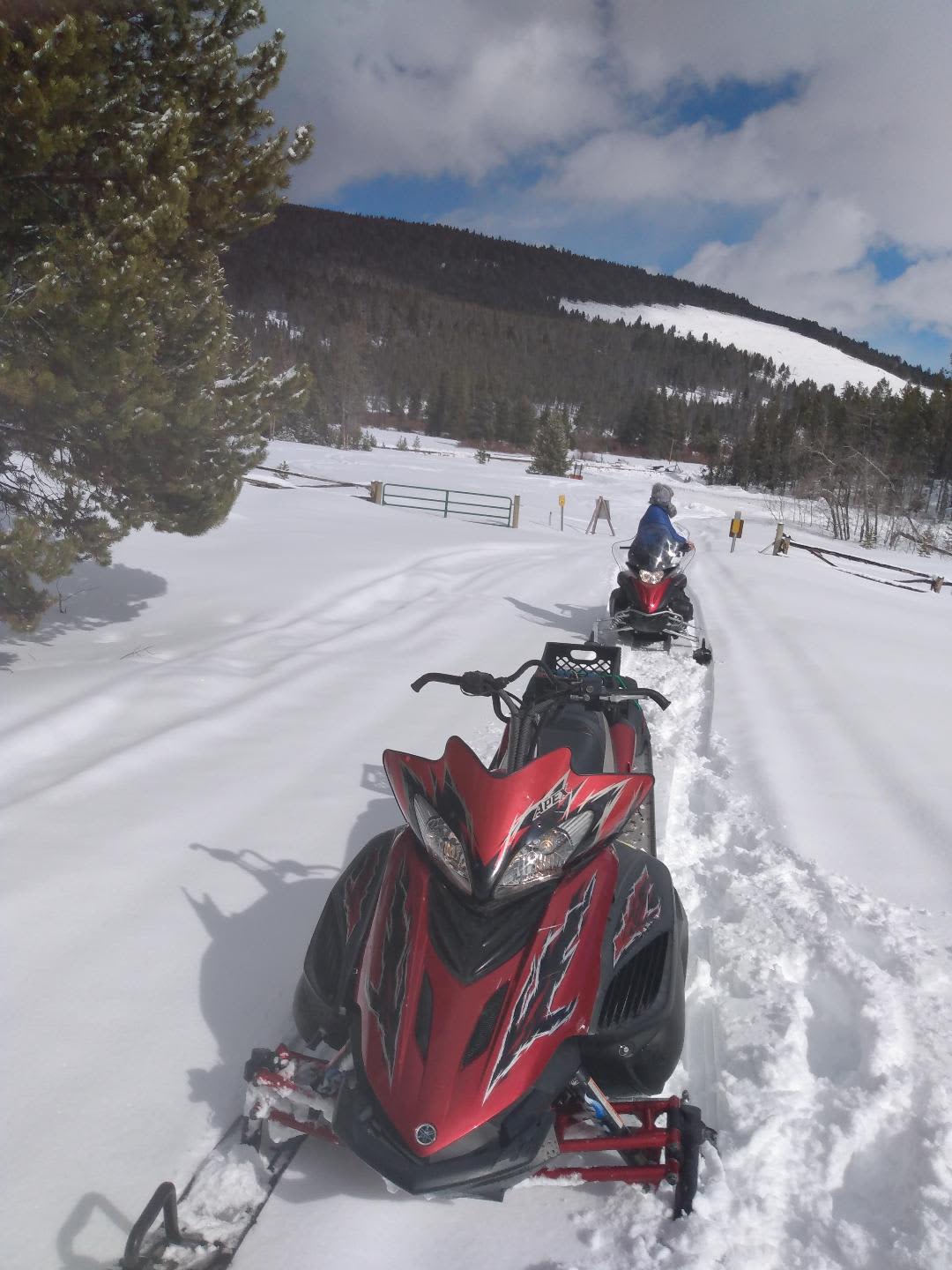 start snowmobiling right from your cabin, we have more trails in the area than you can ride in a weeks time