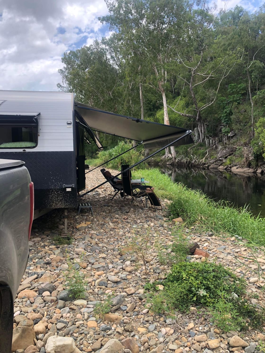 Creek and Antique Camping
