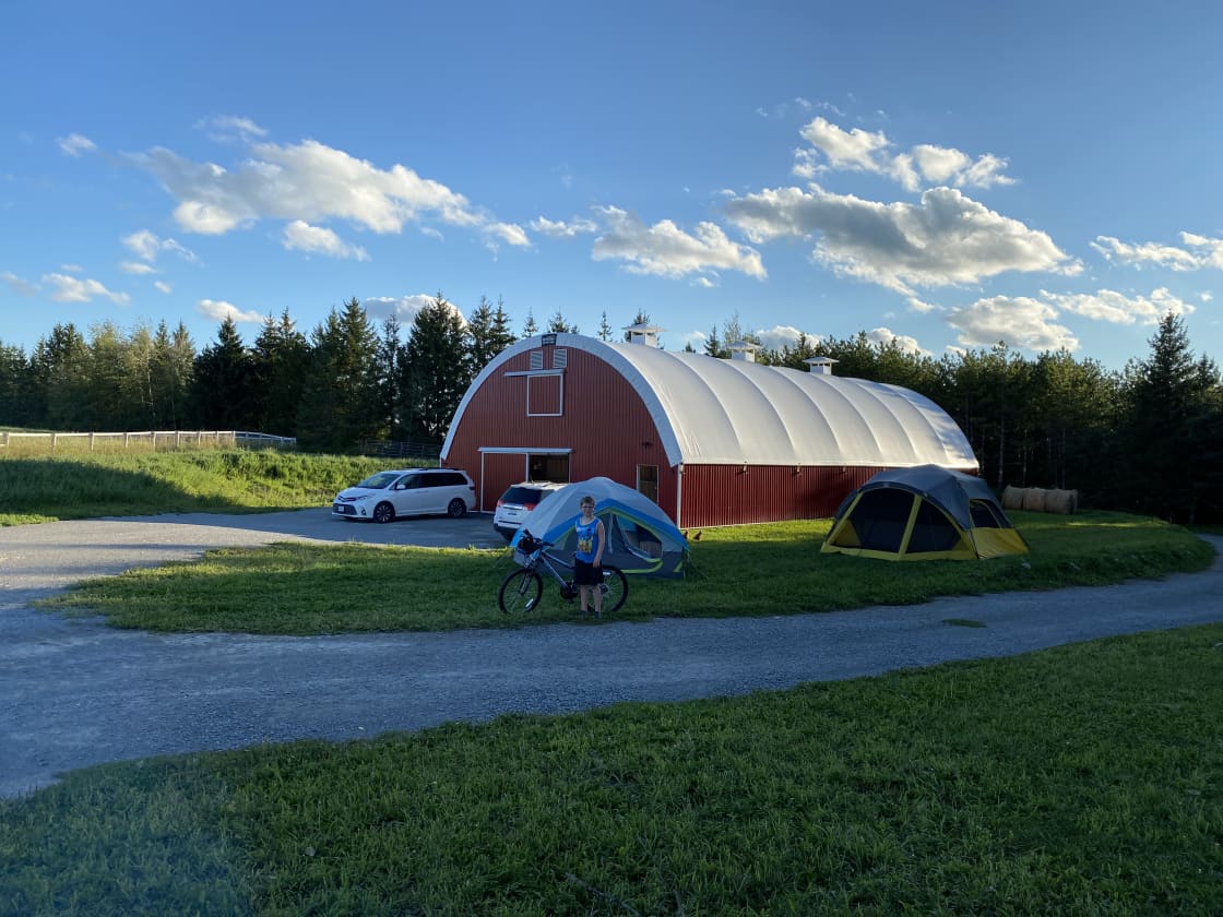 Affordable Camping on Hobby Farm