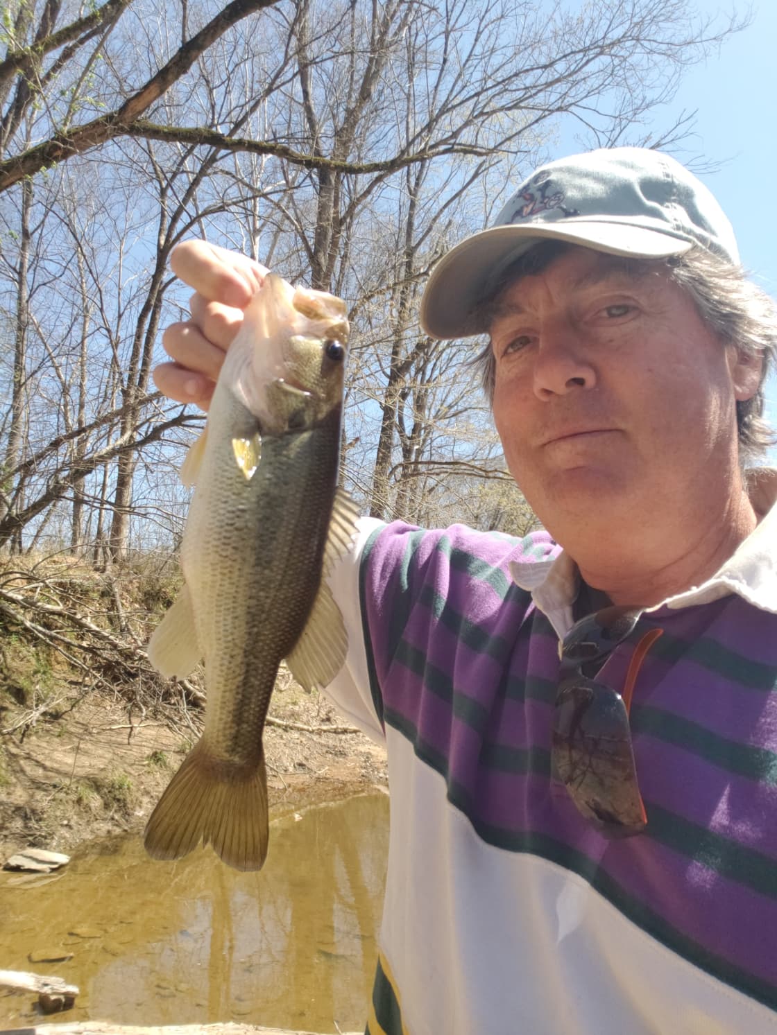 Caught this beauty in early April right where the Deep Creek feeds into the Flat River, just below the waterfall.