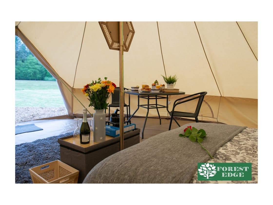 Interior of Fully Furnished Bell Tent