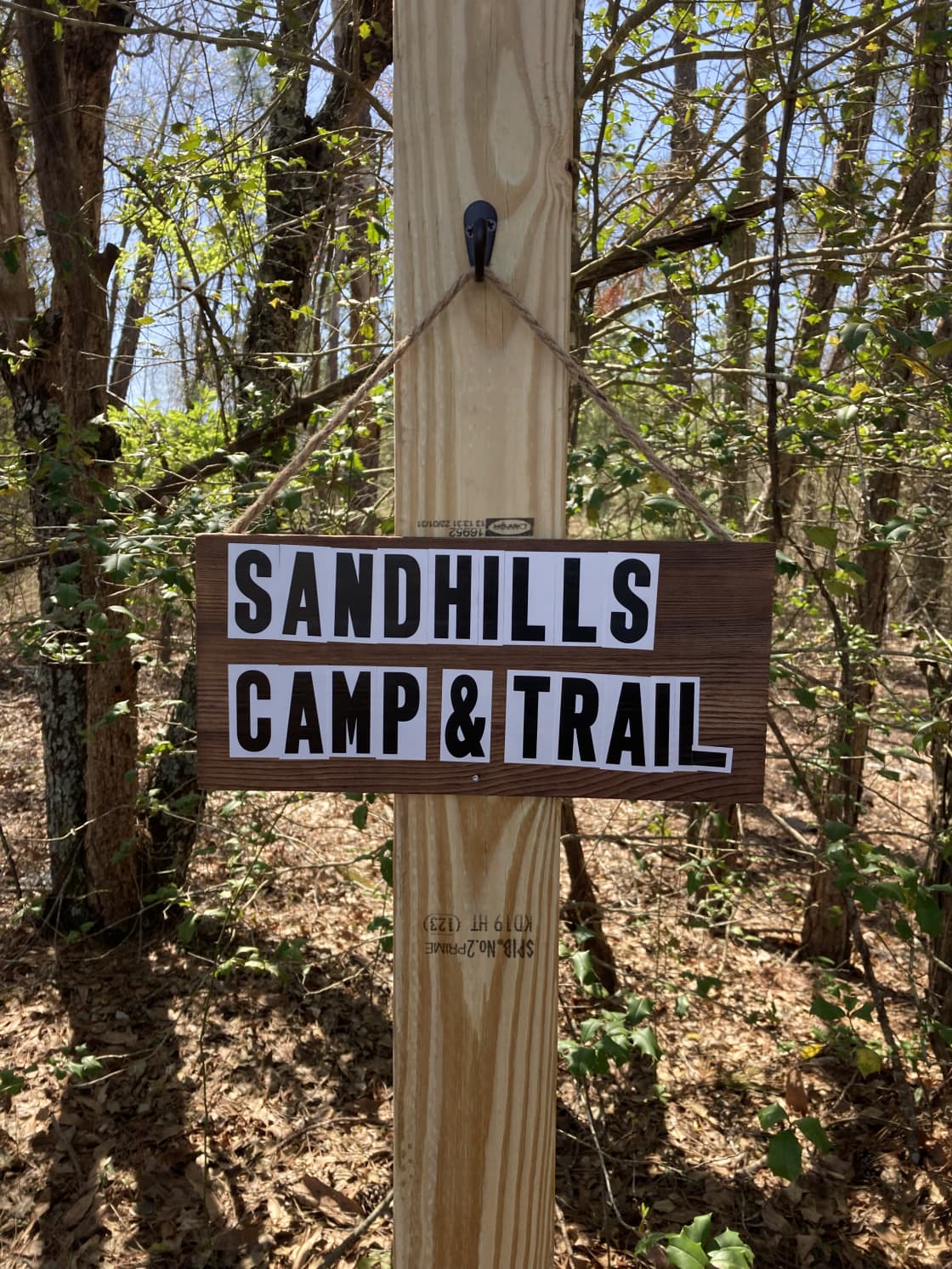 SandHills Camp + Trail Entrance