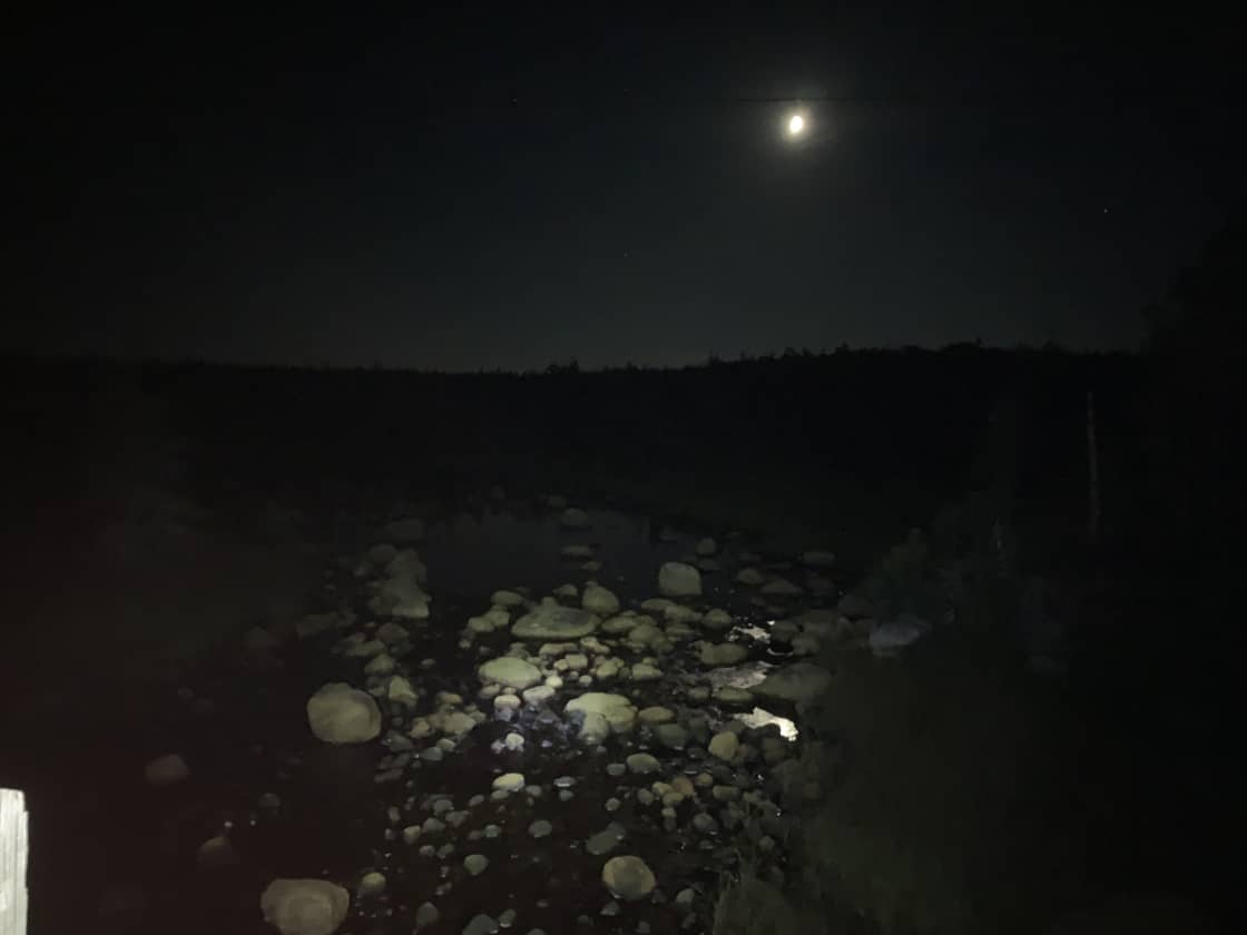 The brook at night