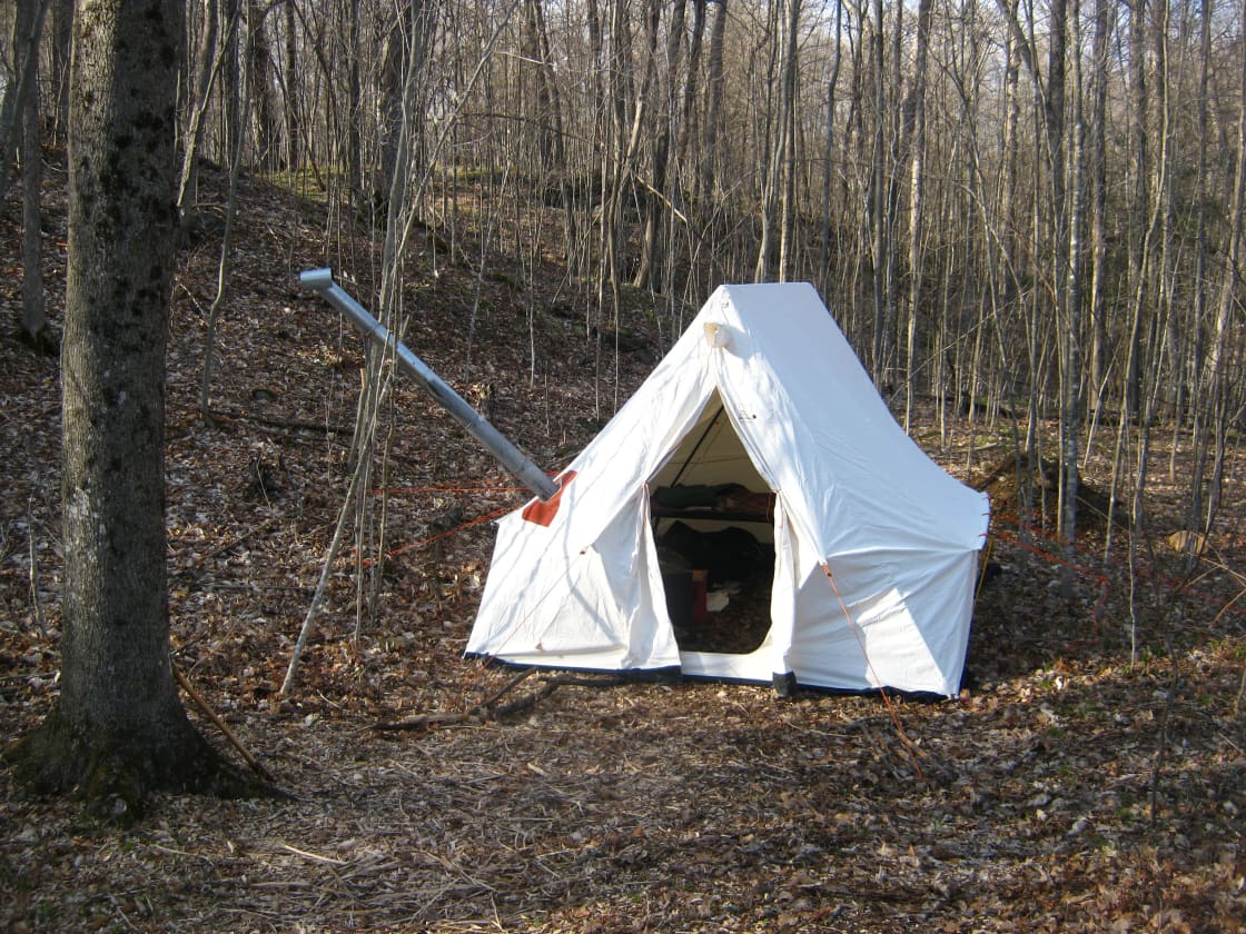 Great spots to set up a tent - in any season.