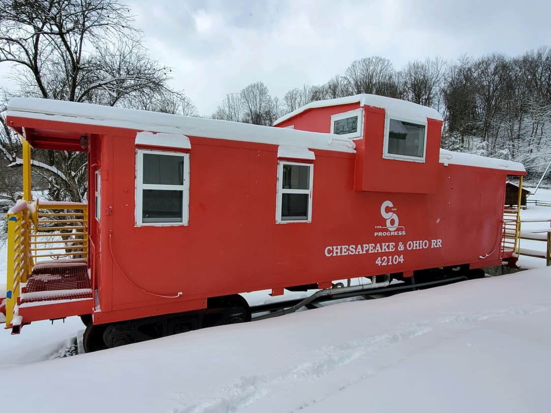 The C&O Caboose at Cantrell Station