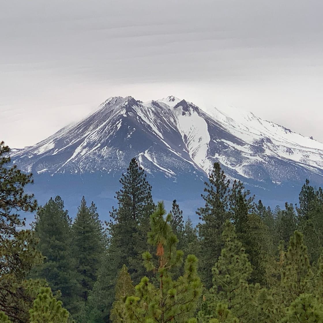 Spectacular views of Mt Shasta from the property!