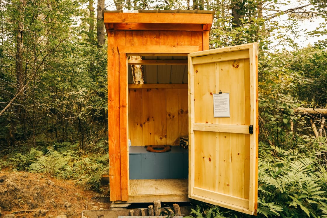 the outhouse 