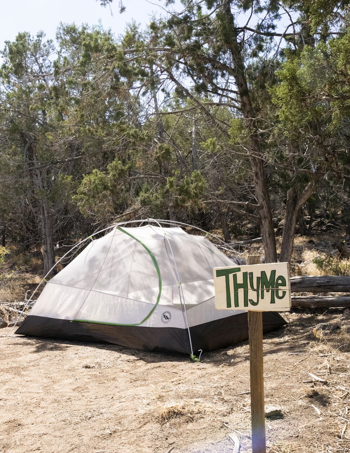 Thyme Tent Site