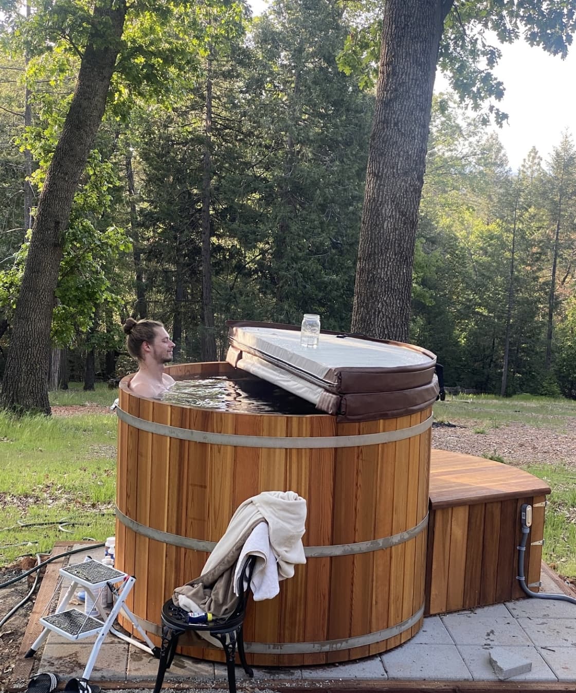 Starry Hot Tub/Cold Plunge Glamping