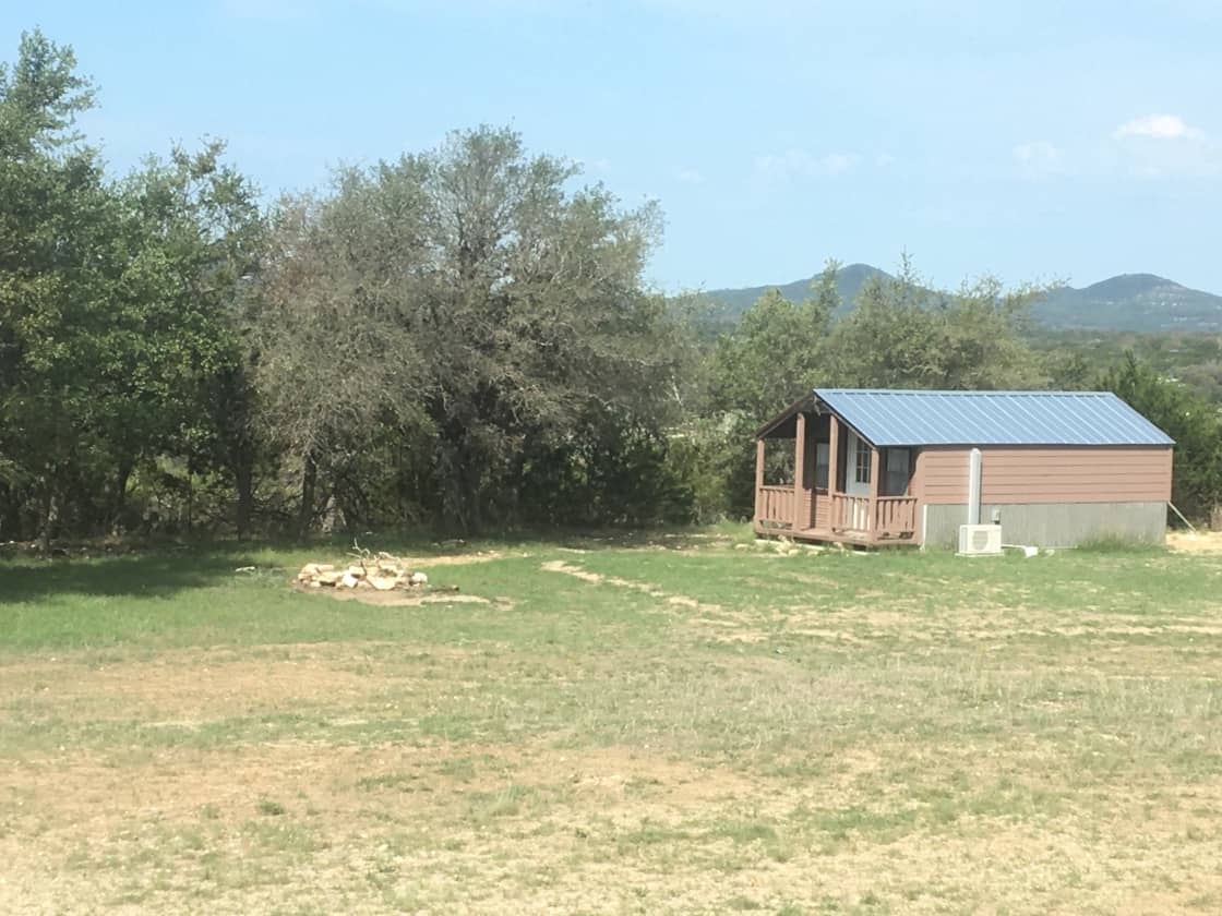 Texas Sage Campsite and Cabin