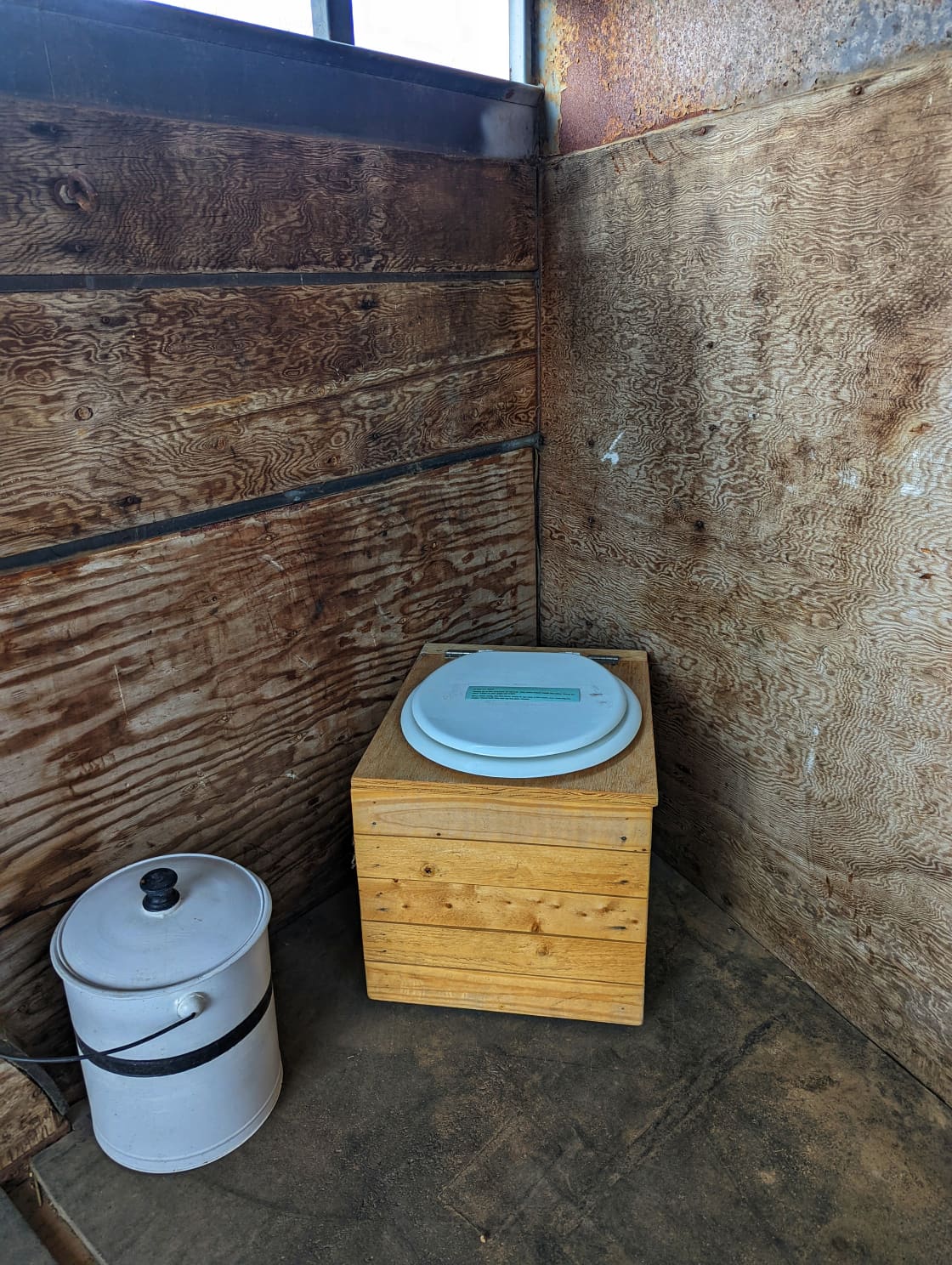 A composting toilet allows your stay to be as sustainable as possible!  Compost will be used to fertilize nonedible plants, in the future!  