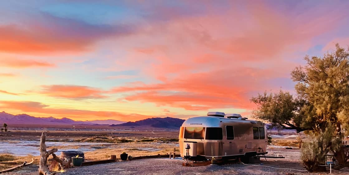 Death Valley Hot Springs Airstream