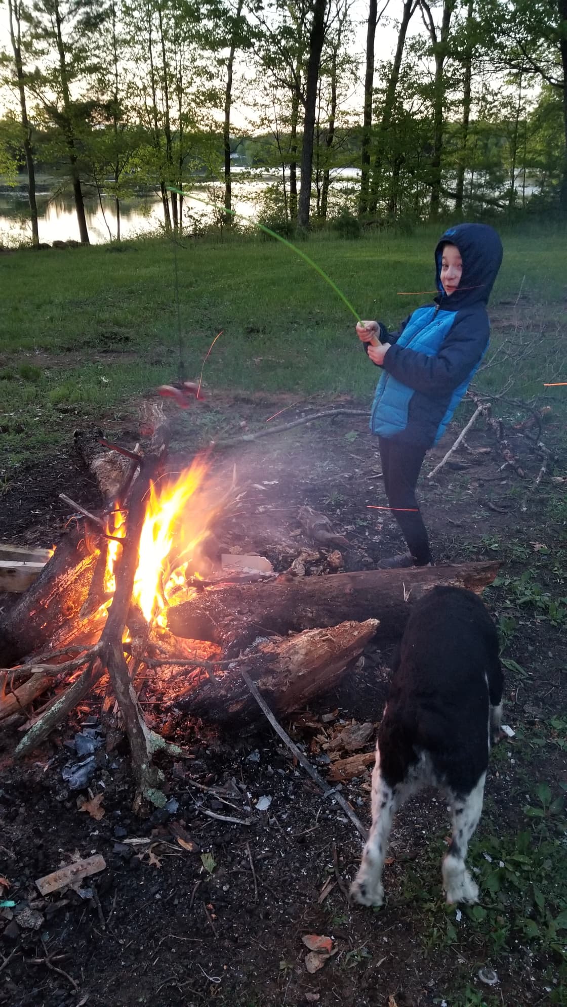 Bonfire with the kids...