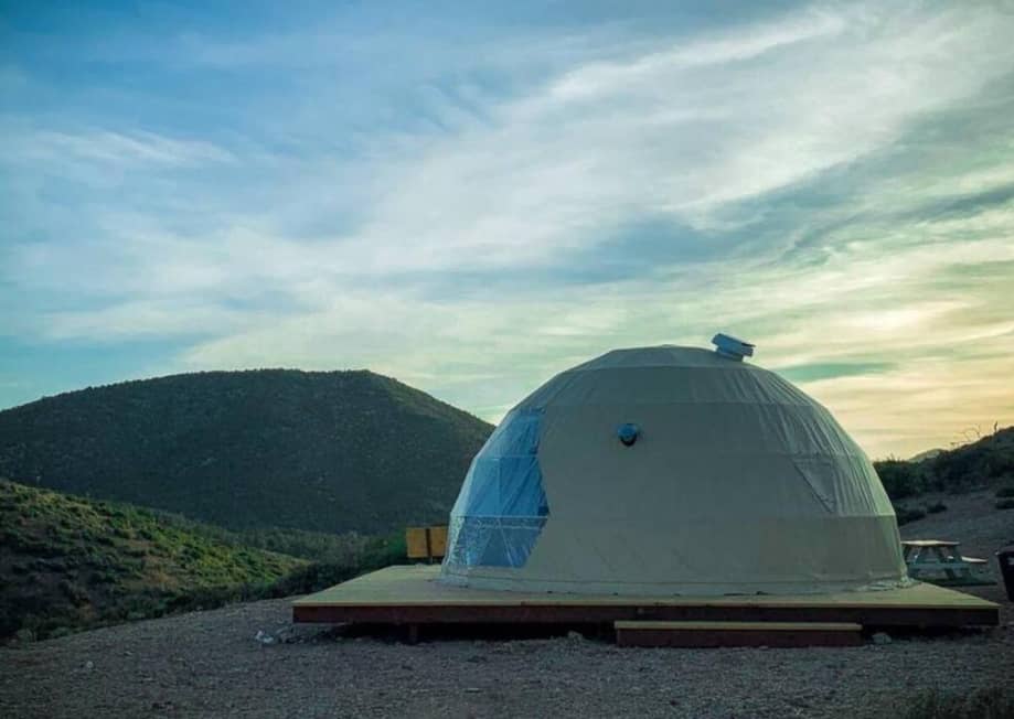 Geodesic dome, a new way to relax and unwind in Nature.
