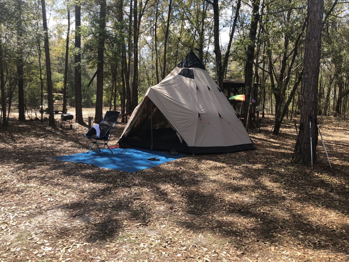 TeePee Tent set up  