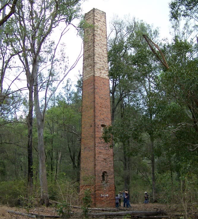 Bottom chimney at Glassford NP