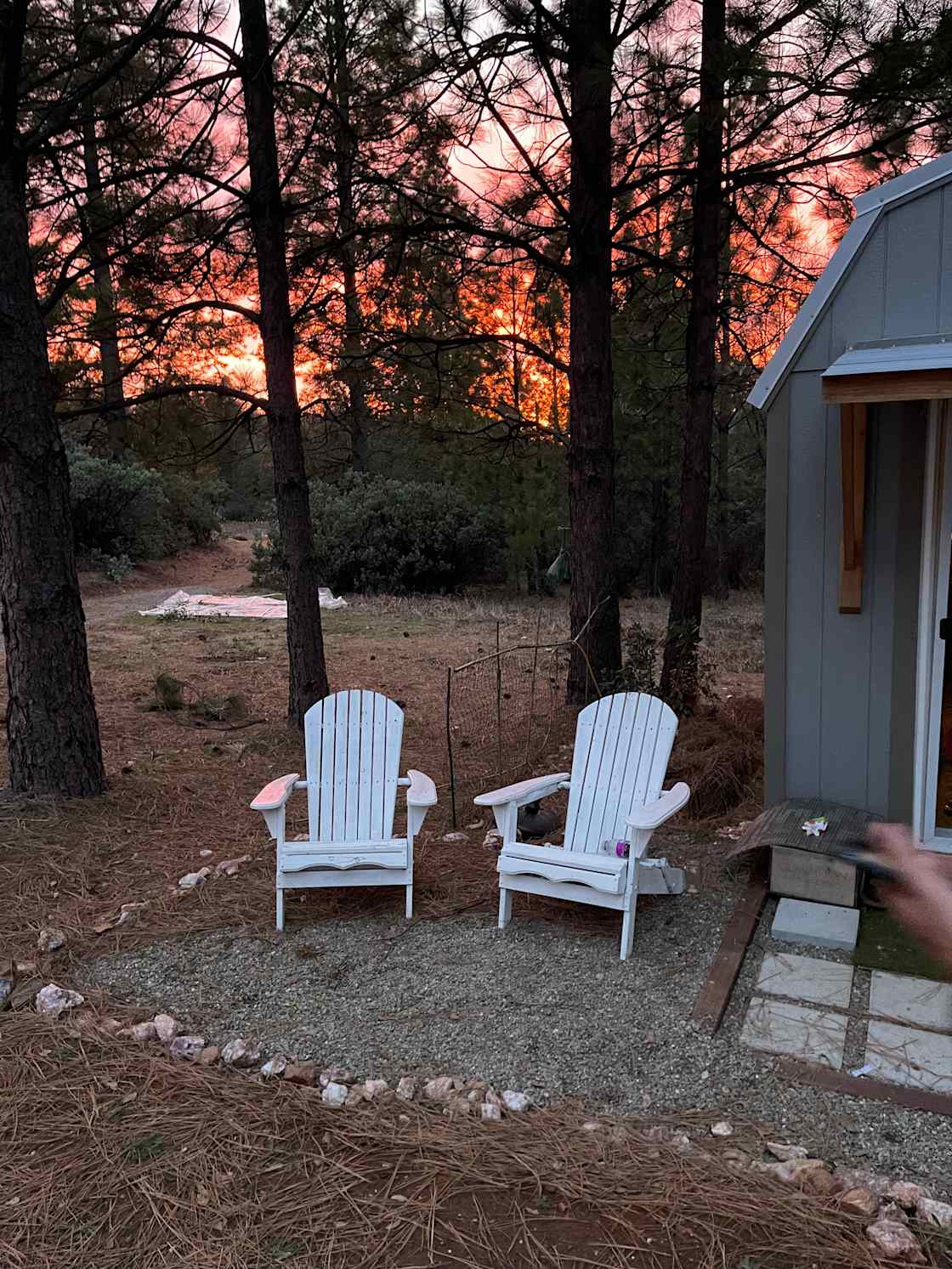 Mighty Farm Tiny Cabin Hipcamp in Murphys, California